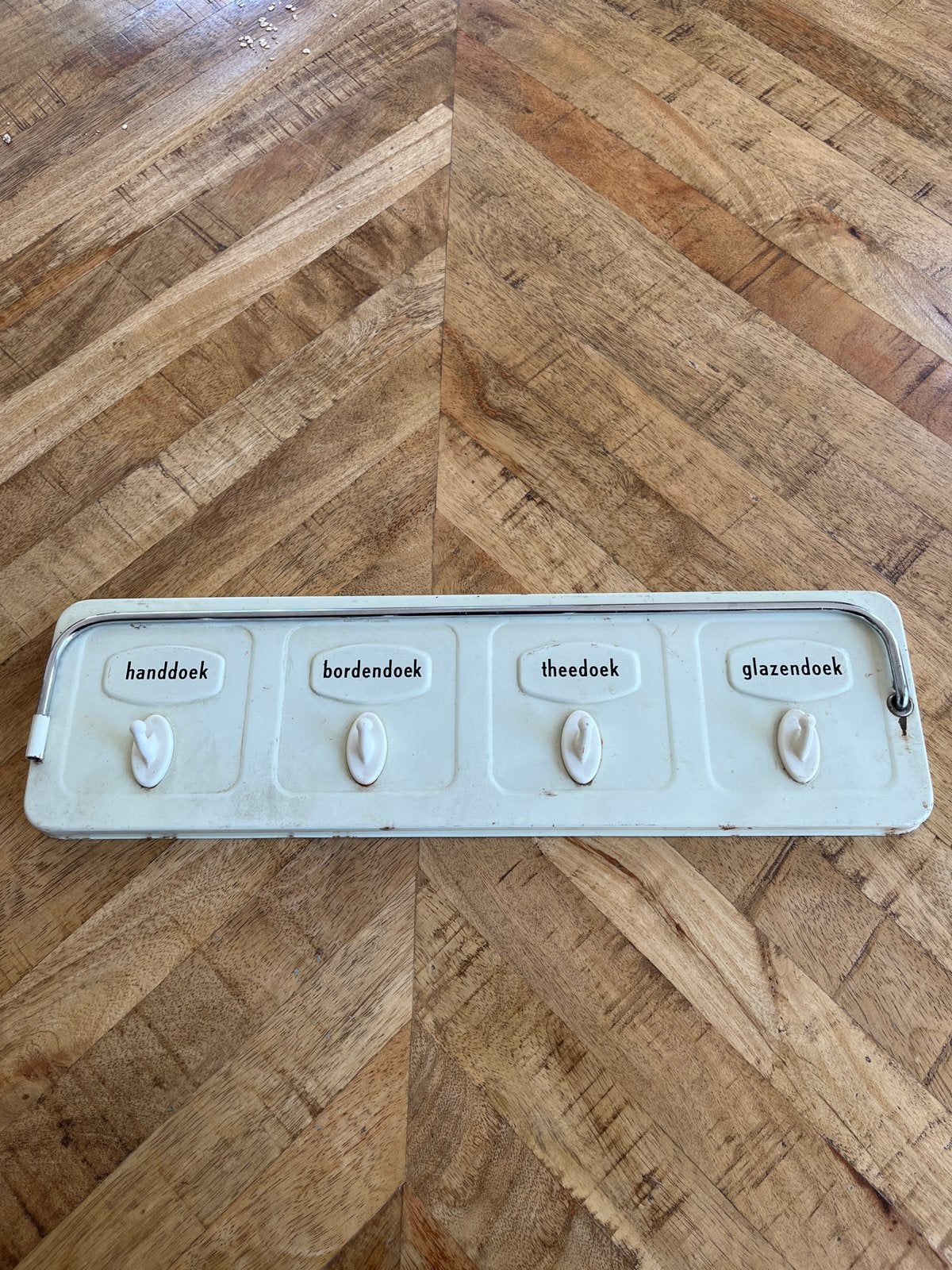 Vintage handdoekenrekje, Ophalen of Verzenden