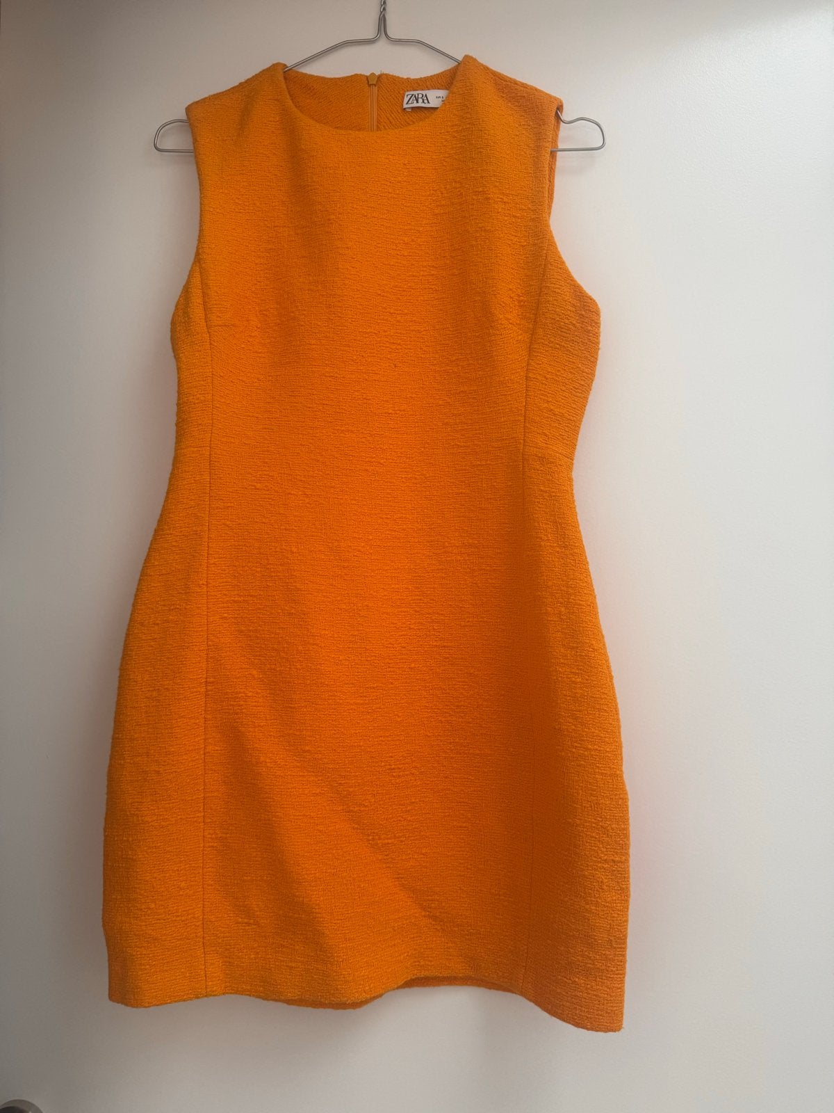 Zara oranje jurk, Verzenden, Oranje, Zo goed als nieuw, Maat 36 (S)