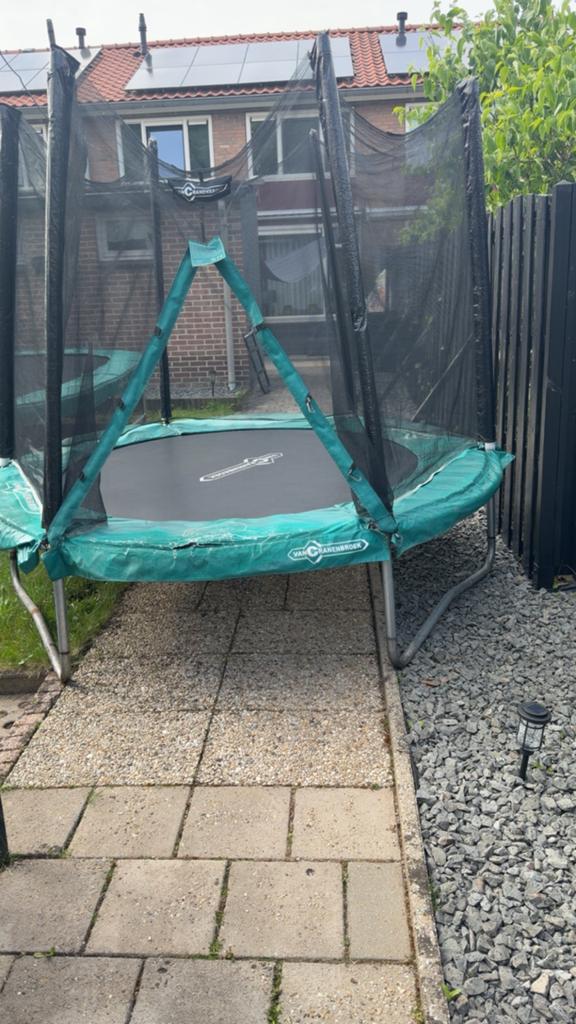 Trampoline, Kinderen en Baby's, Speelgoed | Buiten | Trampolines, Ophalen, Gebruikt