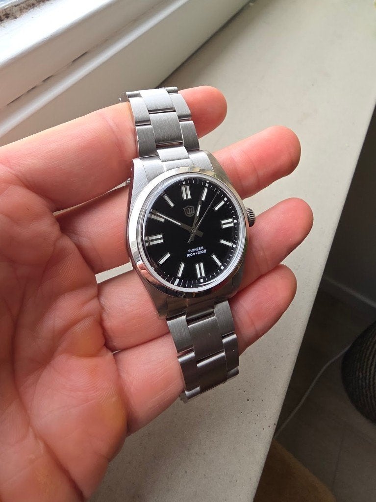 Watchdives WD1016B - V3 zwart, Overige merken, Staal, Polshorloge, Nieuw