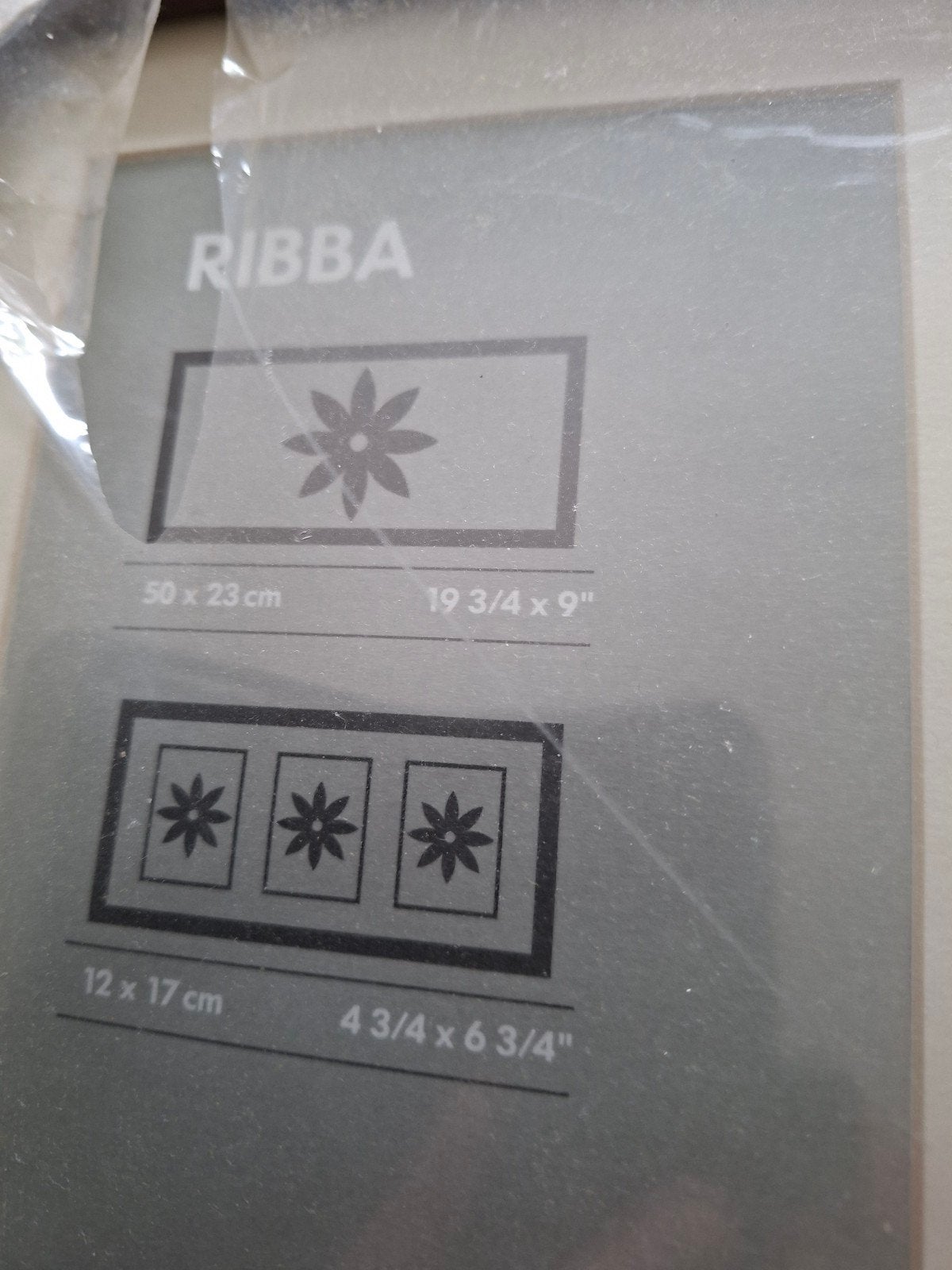 IKEA RIBBA fotolijst voor 3 foto's, nieuw in verpakking, Nieuw, Ophalen of Verzenden, Minder dan 50 cm, 50 tot 75 cm