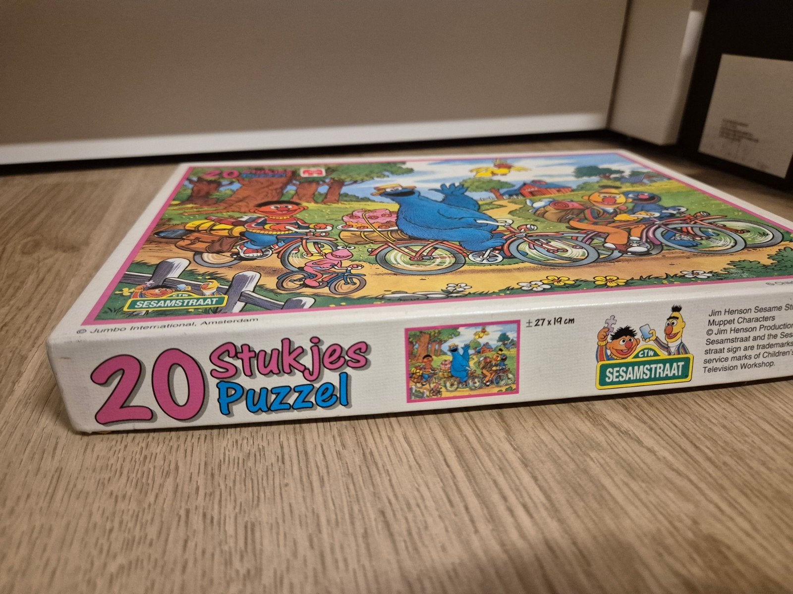Sesamstraat puzzel 20 stukjes, Ophalen of Verzenden, 10 tot 50 stukjes