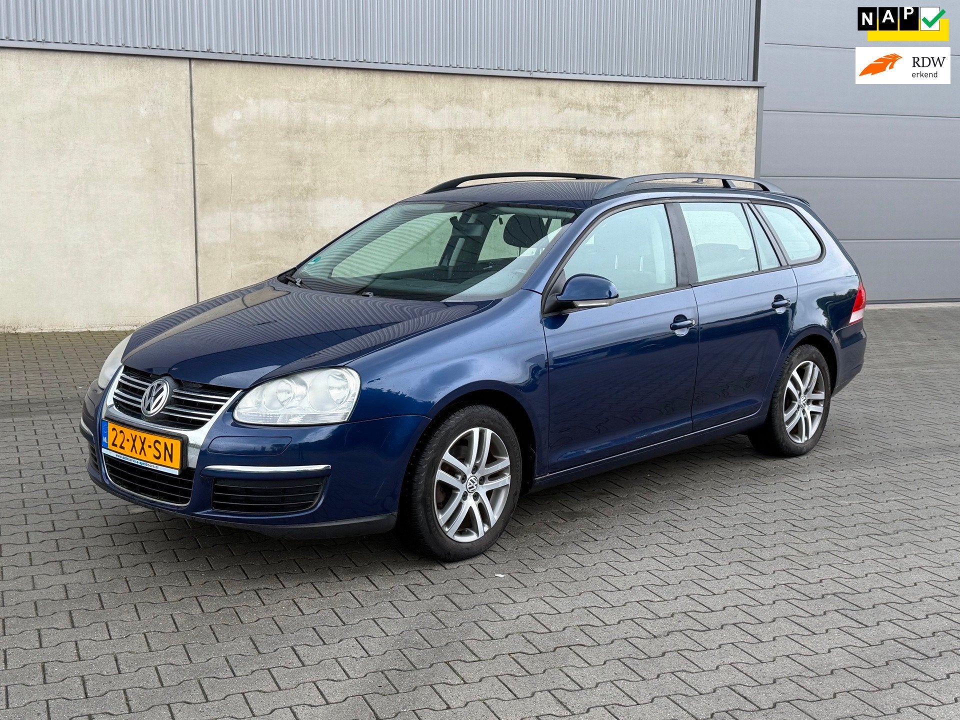 Volkswagen Golf Variant 1.9 TDI Trendline Business APK 11-06, Auto's, Gebruikt, 4 cilinders, Blauw, Origineel Nederlands