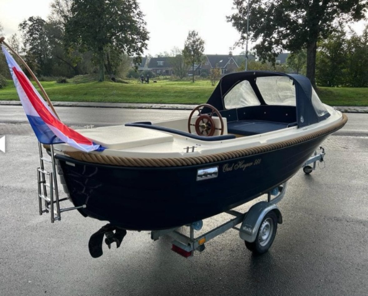 Oud Huijzer 560, Watersport en Boten, Motorboten en Motorjachten, Ophalen, Overige merken, Buitenboordmotor, Sloep