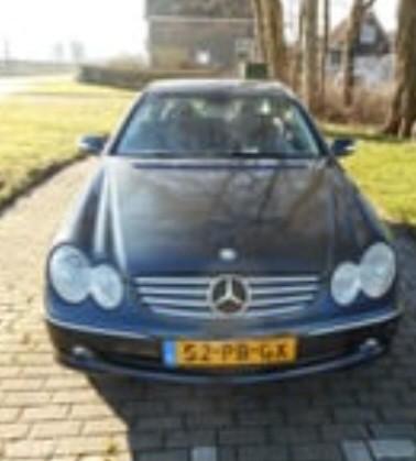 Mercedes-Benz CLK 2.7 CDI Clk270 Coupe AUT 2003 Blauw, Auto's, Mercedes-Benz, Automaat, Achterwielaandrijving, 163 pk, 14 km/l