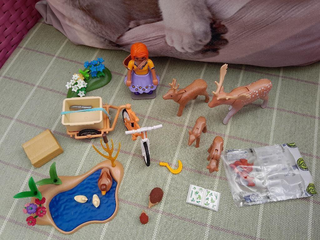 playmobil  meisje met bakfiets, Ophalen of Verzenden, Nieuw, Complete set