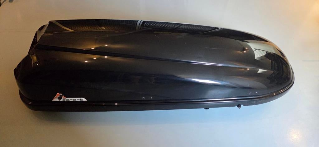 Te huur: Sorent dakkoffer - 430 L zwart, Auto diversen, Dakkoffers, Gebruikt, Ophalen of Verzenden