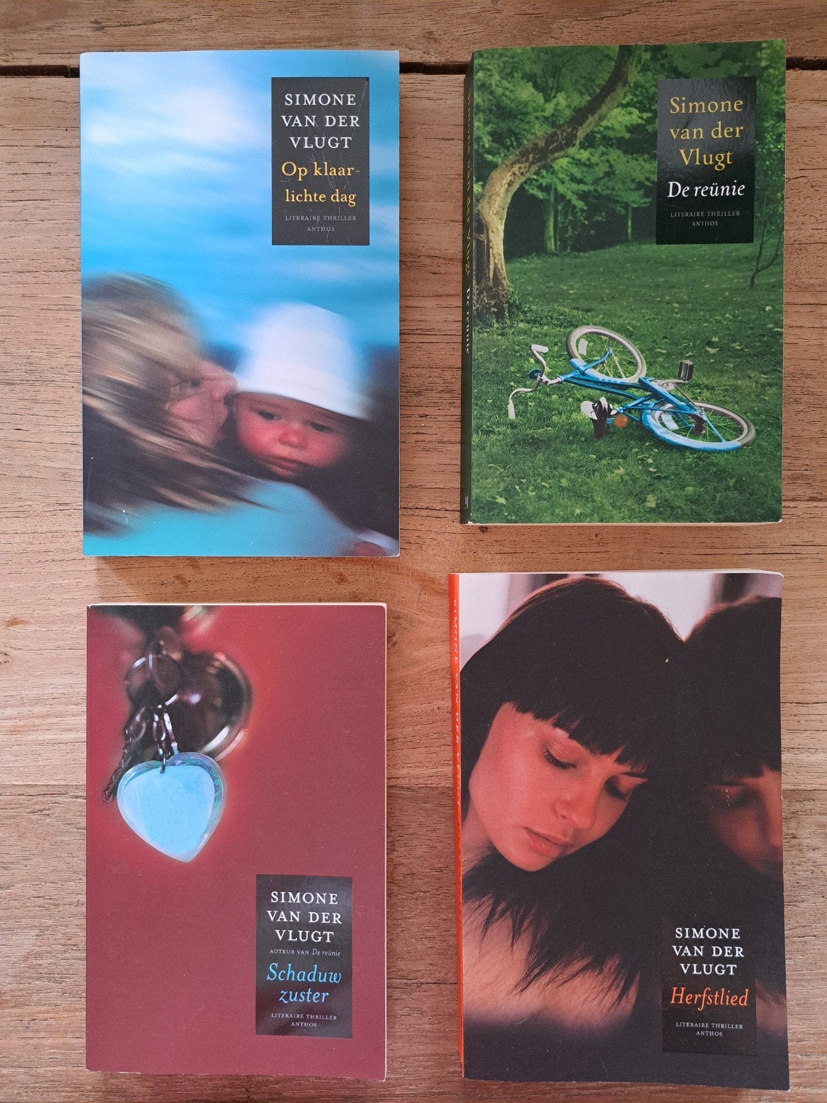 Simone van der Vlugt - 4 literaire thrillers, Ophalen of Verzenden, Gelezen, Simone van der Vlugt, Nederland