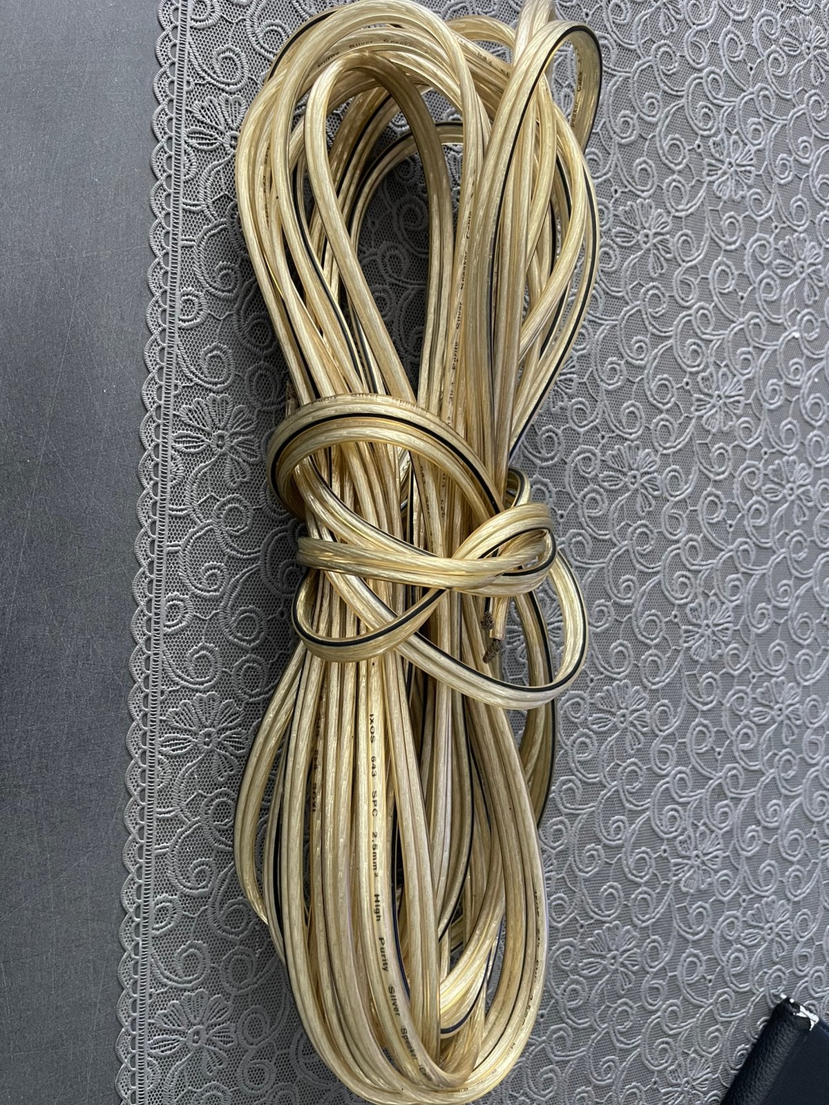 ixos 643 spc 2.5mm2 high purity silver spreaker  cable, Ophalen, Zo goed als nieuw, 5 tot 10 meter, Luidsprekerkabel