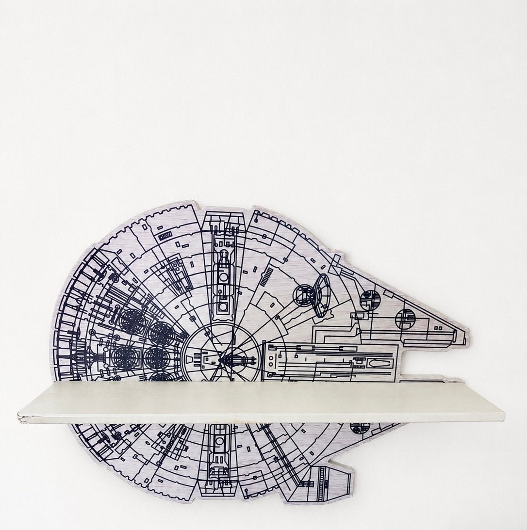 Star Wars Millennium Falcon Wandplank, Ophalen of Verzenden, Gebruikt