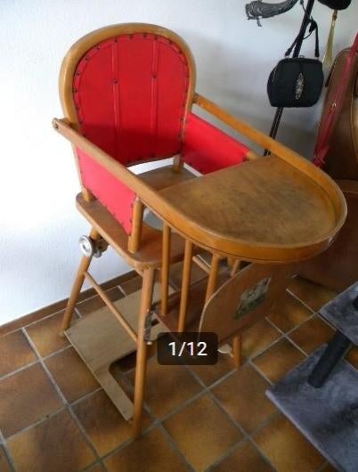 ANTIEKE , KINDERSTOEL, LEUK ALS DECORATIE, POPPENSTOEL, Antiek en Kunst, Ophalen