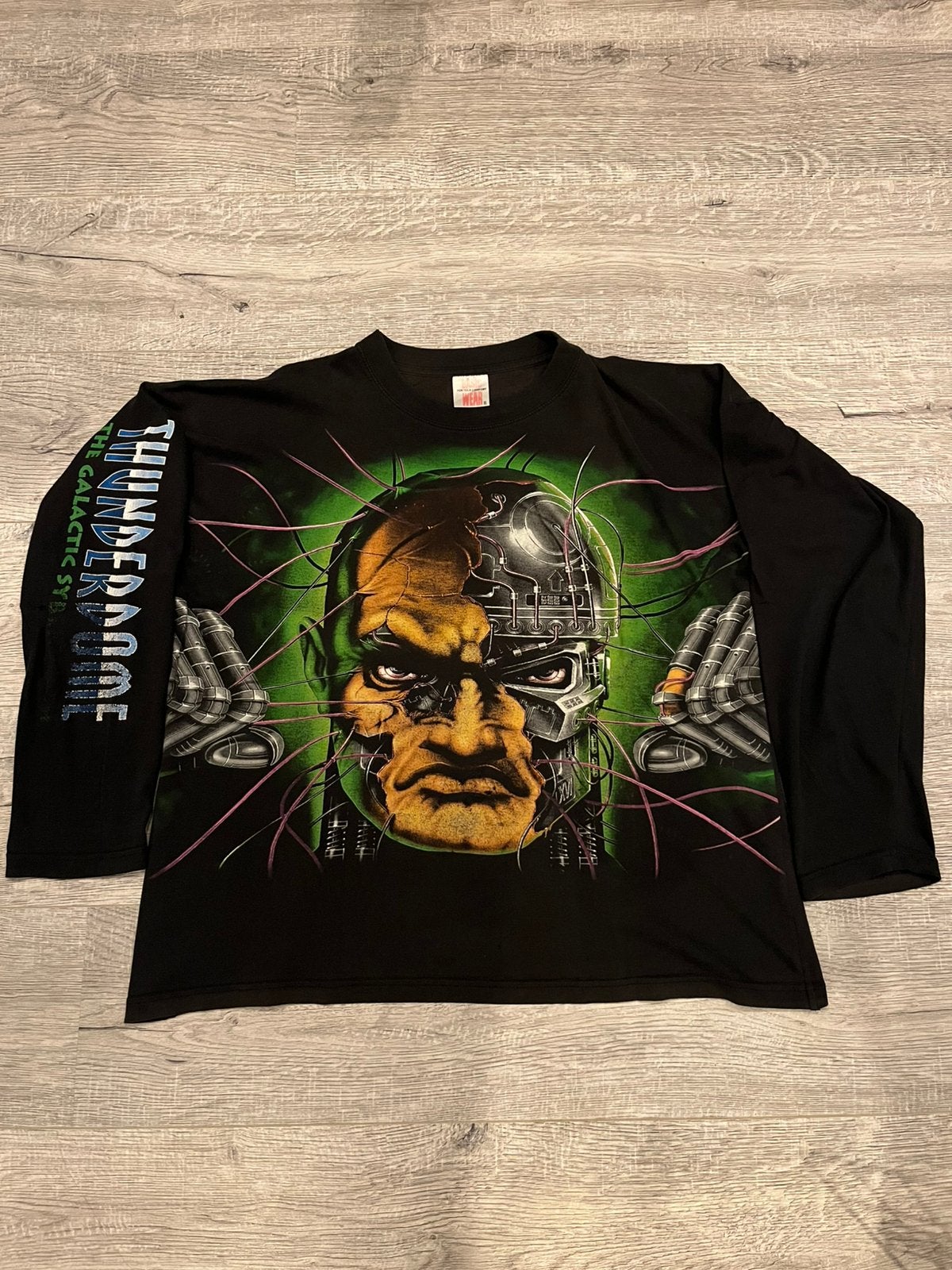 Thunderdome XVI: The Galactic Cyberdeath longsleeve, Ophalen of Verzenden, Gedragen, Maat 56/58 (XL), Zwart