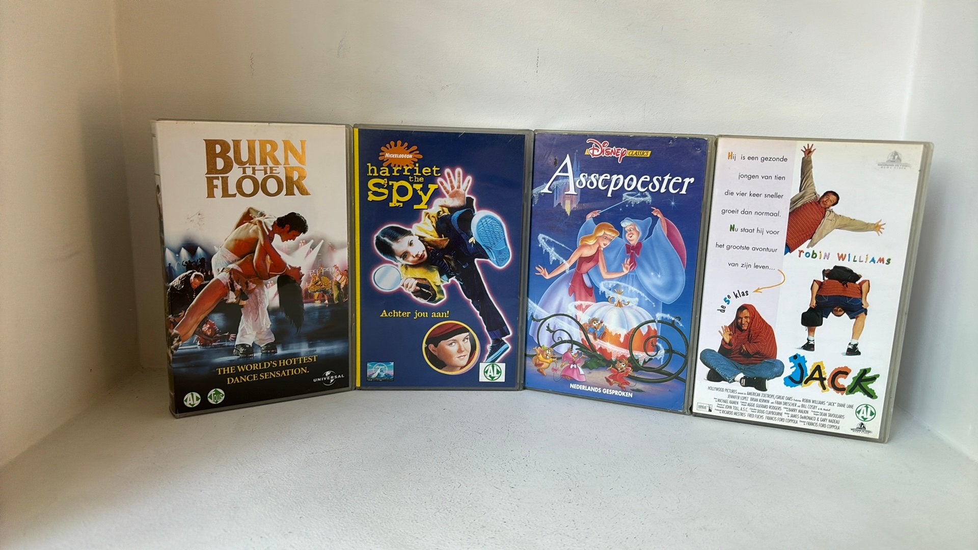 Kids videobanden, Cd's en Dvd's, VHS | Kinderen en Jeugd, Alle leeftijden, Ophalen of Verzenden, Zo goed als nieuw, Overige typen