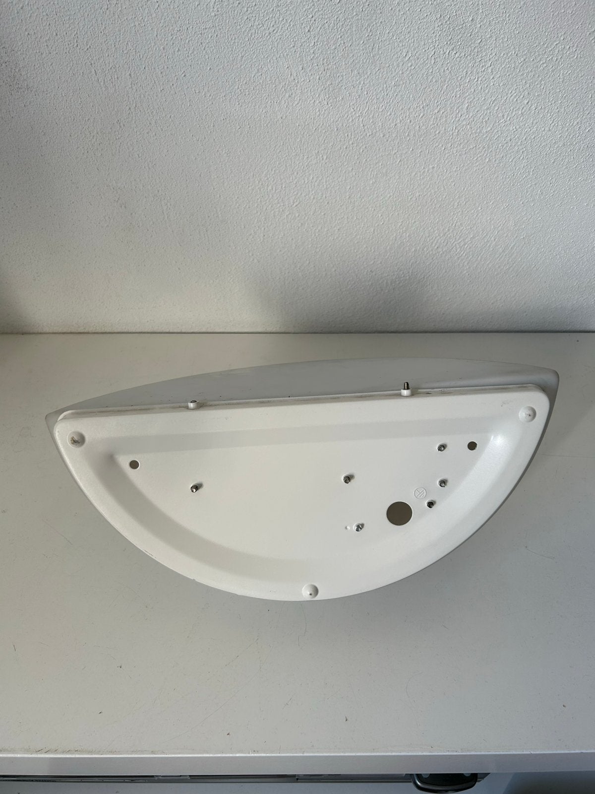 Halve maan wandlamp - Wit, Huis en Inrichting, Lampen | Wandlampen, Kunststof, Gebruikt, Indirect licht, Ophalen of Verzenden