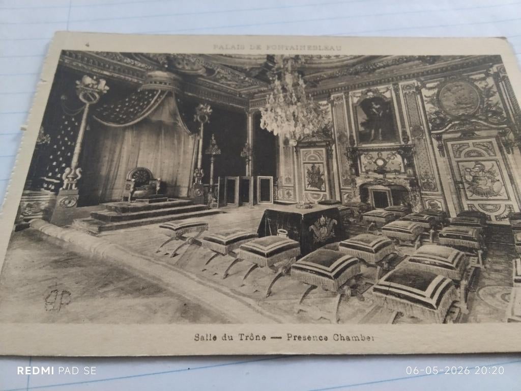 Oude Ansichtkaart Frankrijk - Palais de Fontainebleau, Ophalen of Verzenden, Voor 1920, Frankrijk