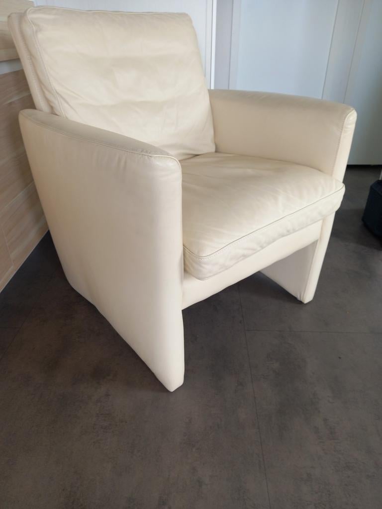 Echt Lederen Luxe FAUTEUILS van - Touche ZGAN 2 stuks, Ophalen, Zo goed als nieuw, Leer, Twee