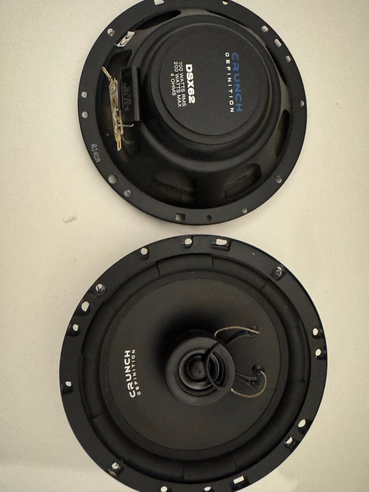 Crunch DSX62 krachtige 17cm inbouw speakers, Ophalen, Gebruikt