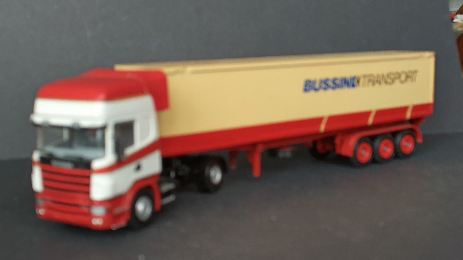 Scania 144 Bussink transport Ulft 1:50 Lion Car Pol, Verzenden, ., Zo goed als nieuw, Lion