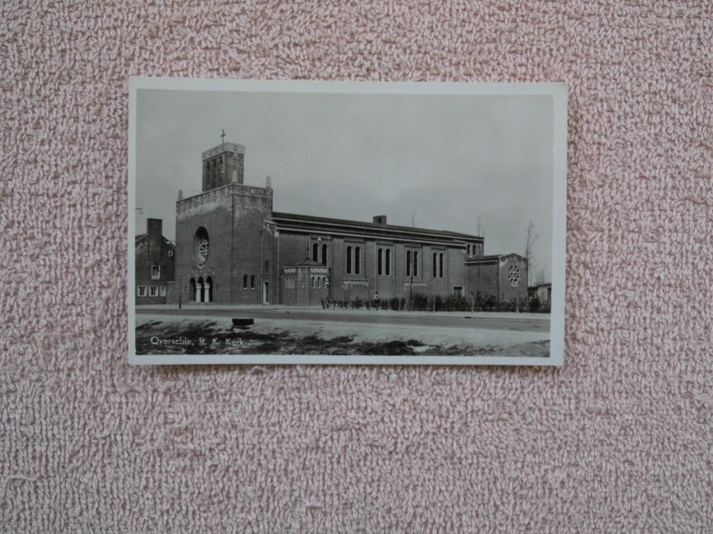 Overschie , R.K. Kerk.  nu Rotterdam, Ophalen of Verzenden, 1920 tot 1940, Ongelopen, Zuid-Holland