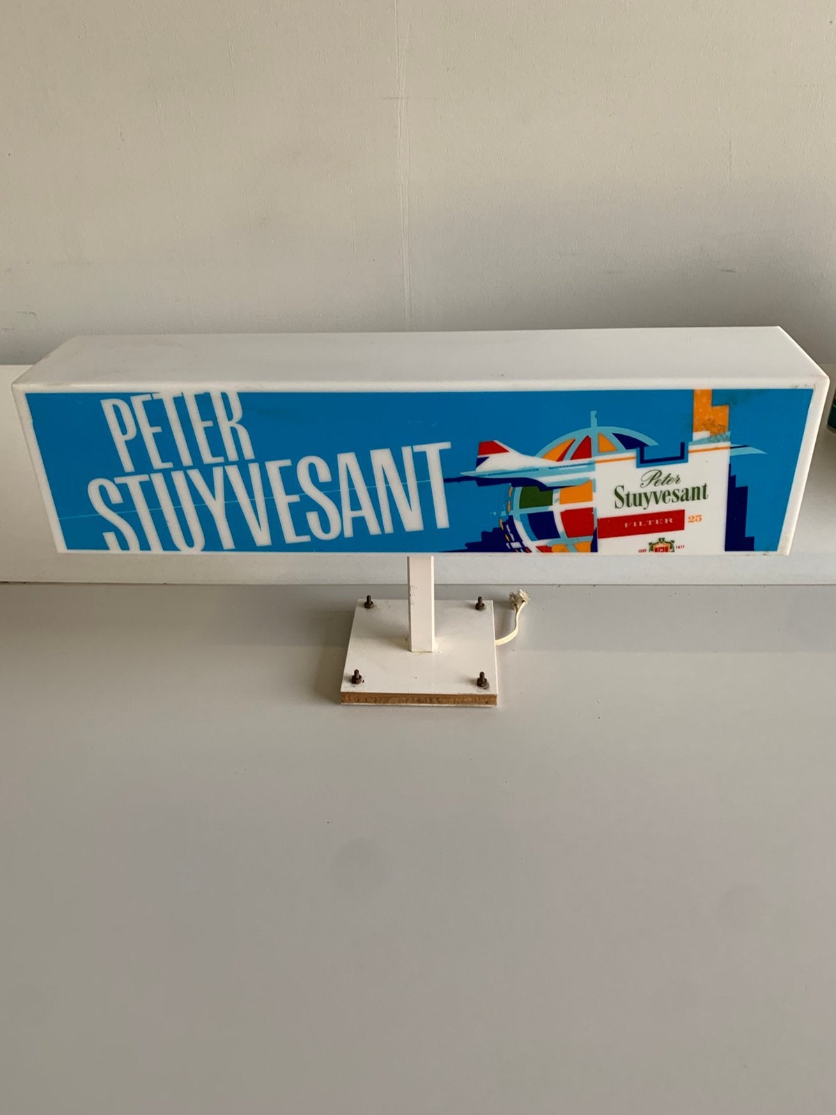 Peter Stuyvesant lichtbak, Ophalen, Zo goed als nieuw, Lichtbak of (neon) lamp