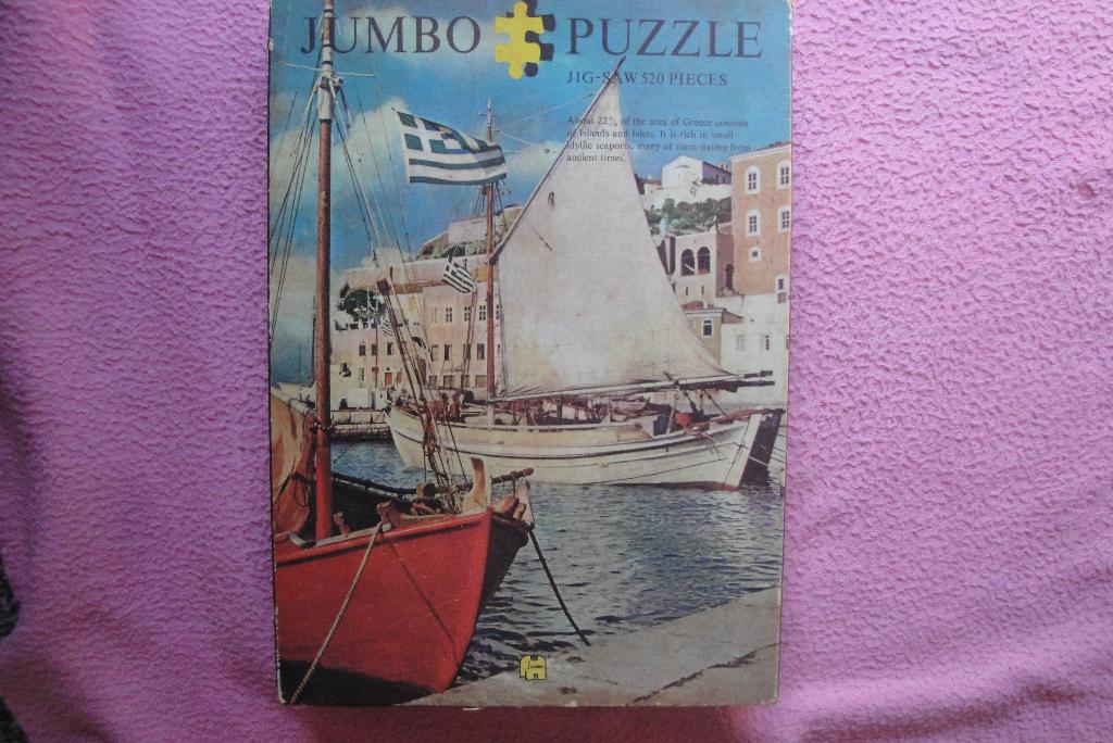 JUMBO JIG SAW FULLY INTERLOCKING PUZZLE 520st. 1,95euro, Ophalen of Verzenden, 500 t/m 1500 stukjes, Gebruikt, Legpuzzel