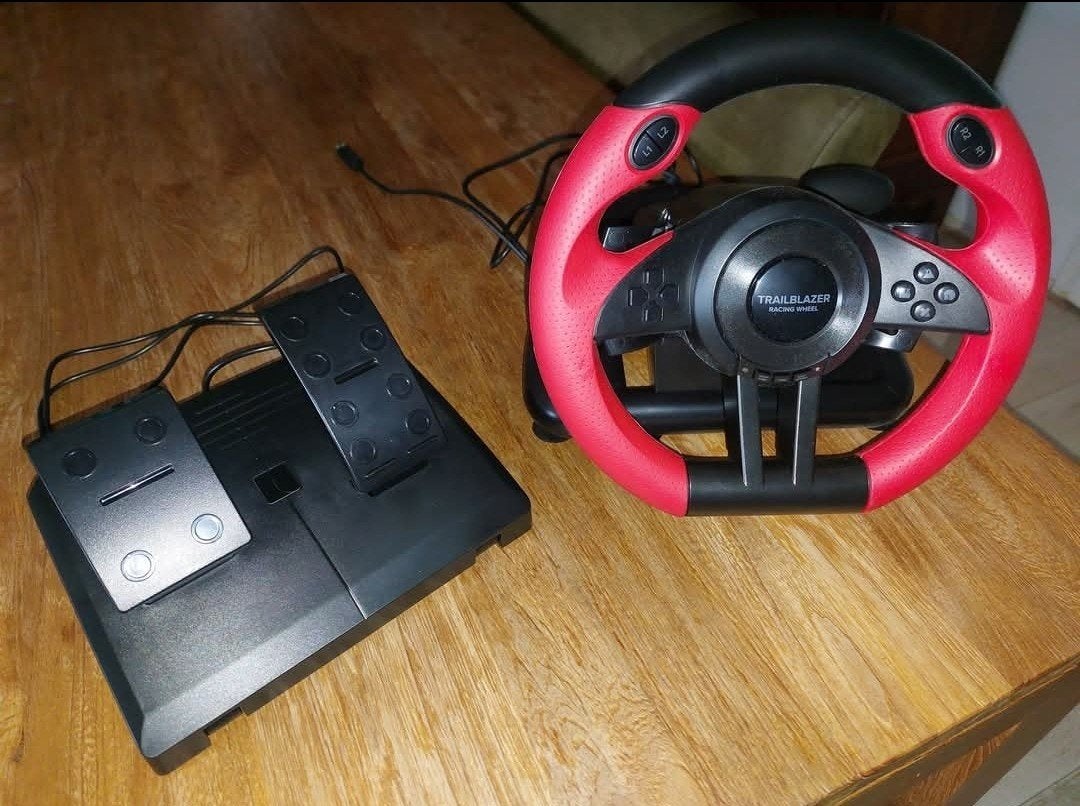*SPEEDLINK* TRAILBLAZER RACESTUUR + PEDALEN ZGAN!, Ophalen, Zo goed als nieuw, Controller, PlayStation 3