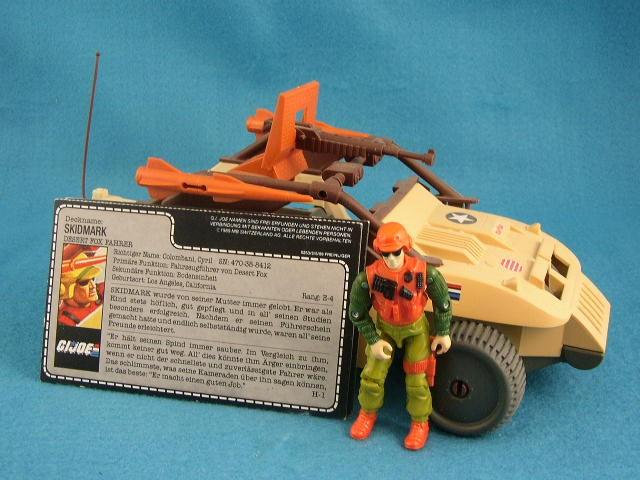 GIJOE vintage Desert Fox 6 W.D., Ophalen of Verzenden, Zo goed als nieuw, Tv, Actiefiguur of Pop