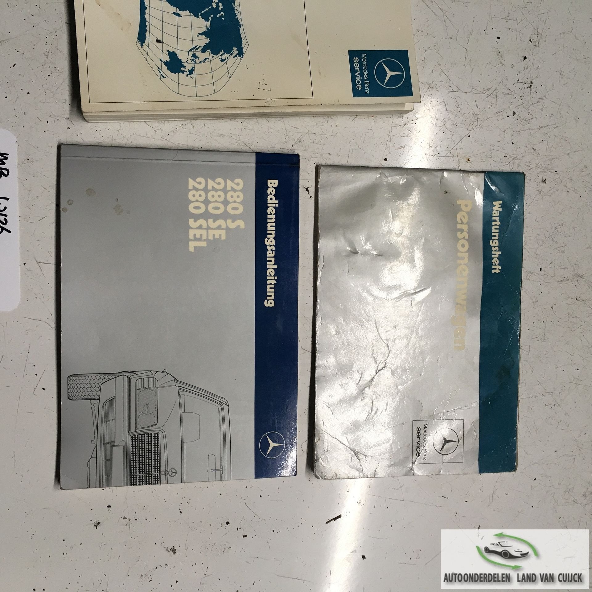 Mercedes W126   1982  Instructieboekjes Duits, Ophalen of Verzenden
