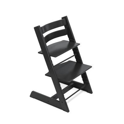 Stokke Tripp Trapp  Stoel Zwart, Kinderen en Baby's, Kinderstoelen, Ophalen, Zo goed als nieuw, Meegroeistoel