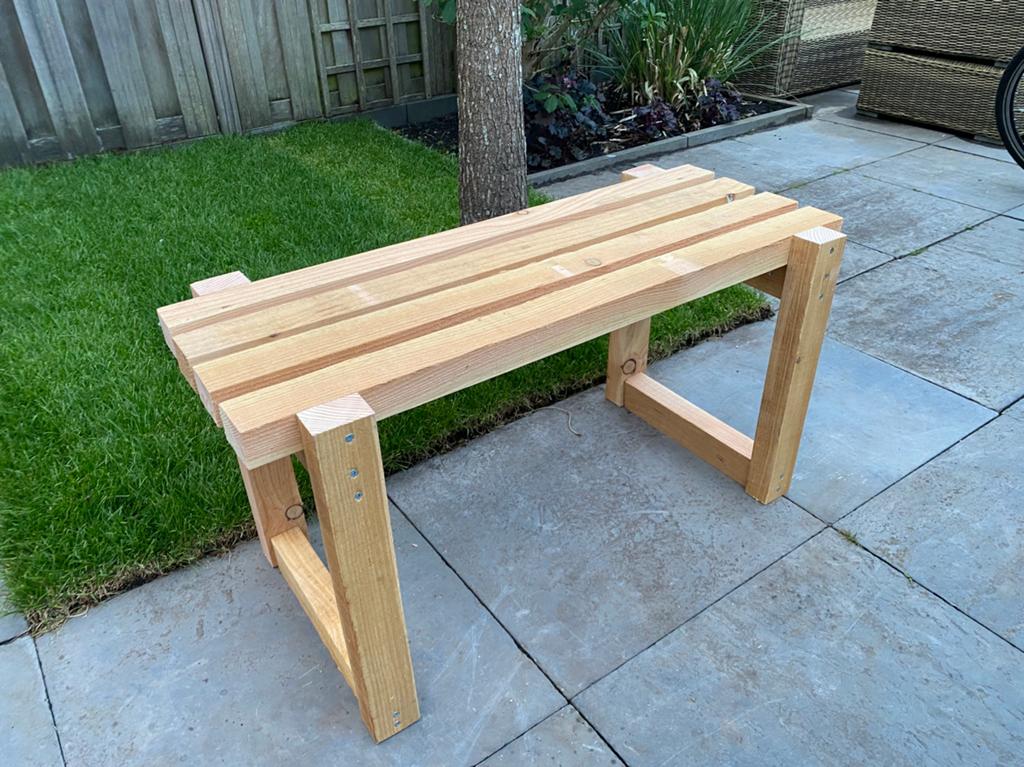 Douglas tuinbank, Ophalen, Nieuw, Hout