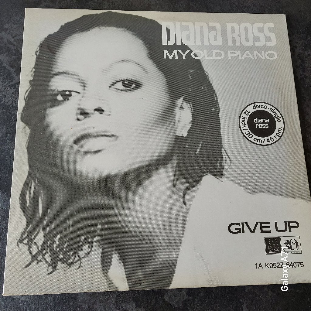 12 inch Maxisingel Diana Ross - My Old Piano (1980), Gebruikt, Ophalen of Verzenden, Fotohoes, Disco
