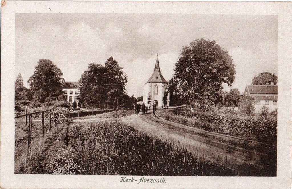 Kerk-Avezaath, Gezicht op het dorp. 6253, Verzenden, Voor 1920, Ongelopen, Gelderland