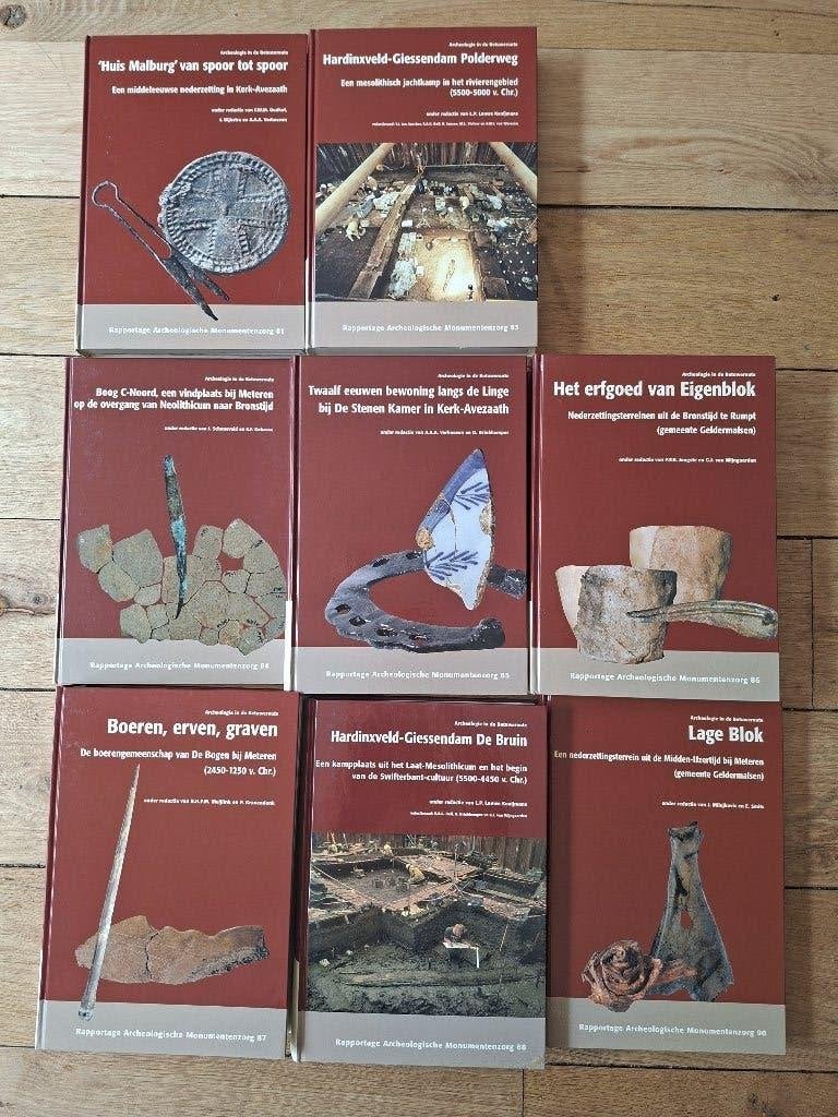6x Archeologie in het Betuweroute Project, Ophalen of Verzenden, Zo goed als nieuw, Varia auteurs