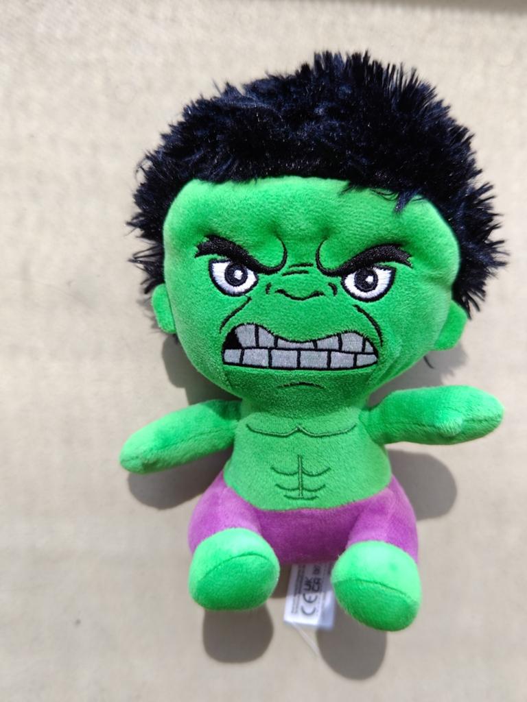 Marvel Hulk Knuffel, Overige karakters, Overige typen, Ophalen of Verzenden, Klein (minder dan 20 cm)