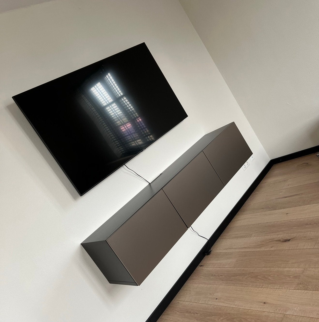 IKEA Besta TV-meubel - Modern en Ruim, Overige materialen, 150 tot 200 cm, Ophalen of Verzenden, Zo goed als nieuw
