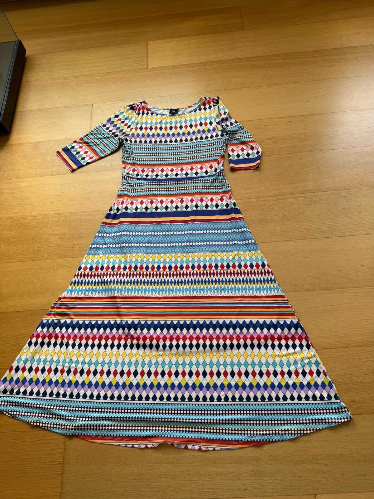K-Design jurk mt 40, Kleding | Dames, Jurken, Maat 38/40 (M), Blauw, Ophalen of Verzenden, Zo goed als nieuw