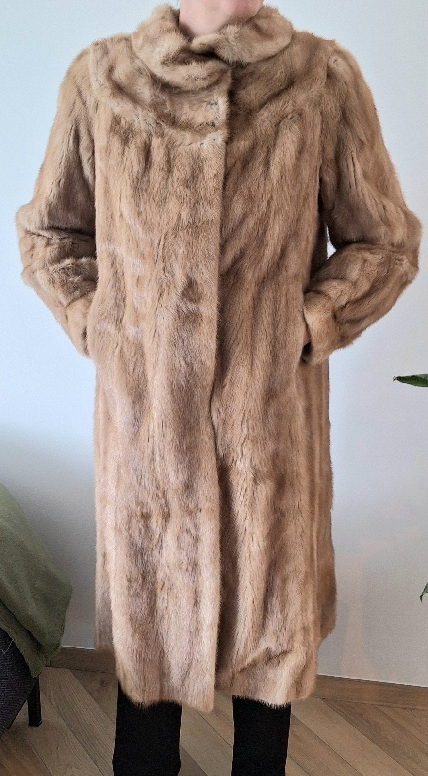bontjas maat s, Ophalen of Verzenden, Maat 36 (S), Bruin