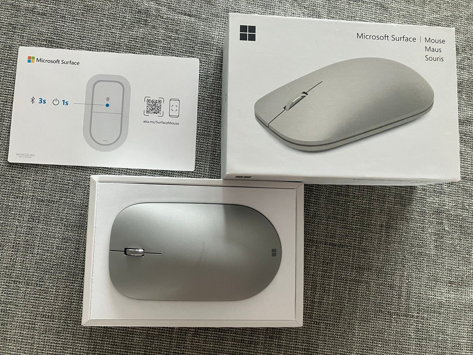 Microsoft Surface Muis, Computers en Software, Ophalen of Verzenden, Zo goed als nieuw, Draadloos, Muis