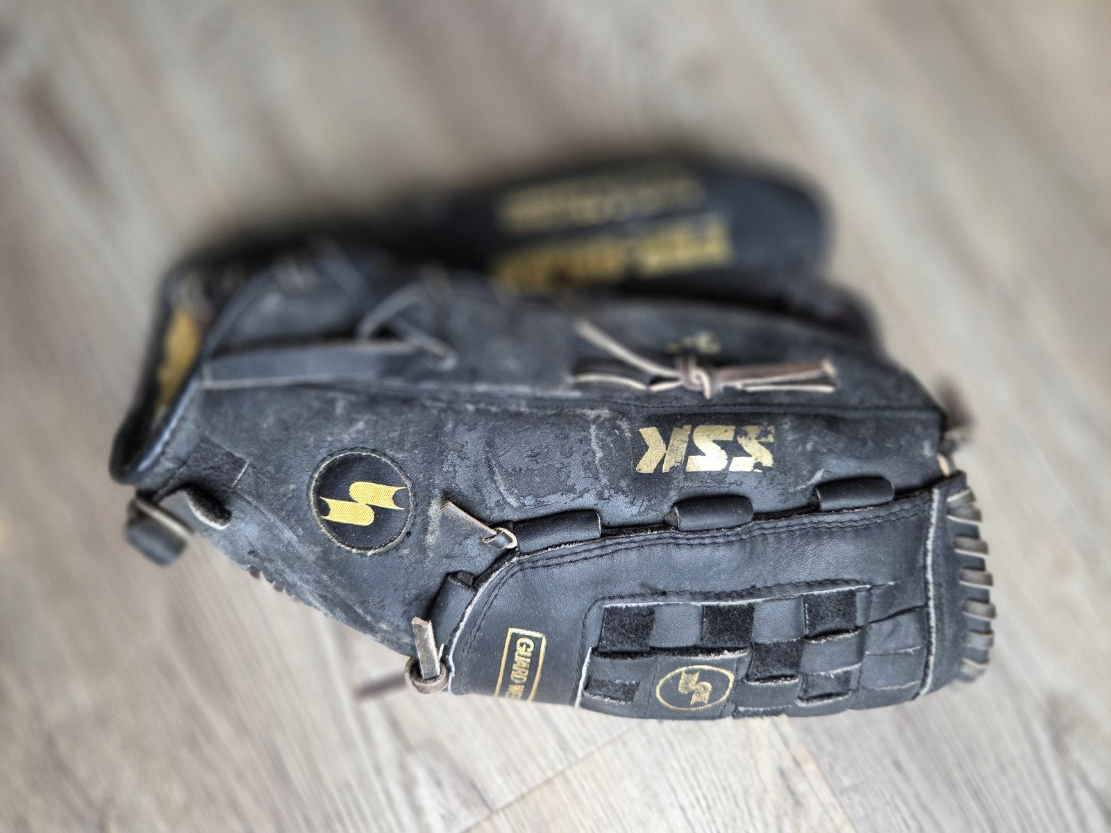 SSK honkbalhandschoen linkshandig, Ophalen of Verzenden, Gebruikt, Honkbal, Handschoen