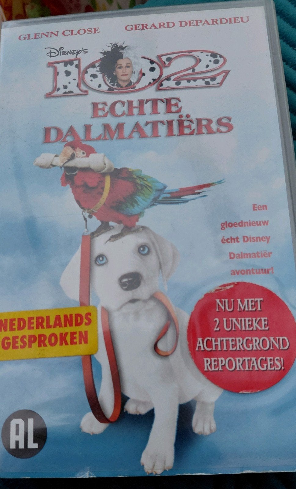 102 Echte Dalmatiërs VHS - Nederlands Gesproken, Nederlands ondertiteld, Gebruikt, Alle leeftijden, Kinderfilm