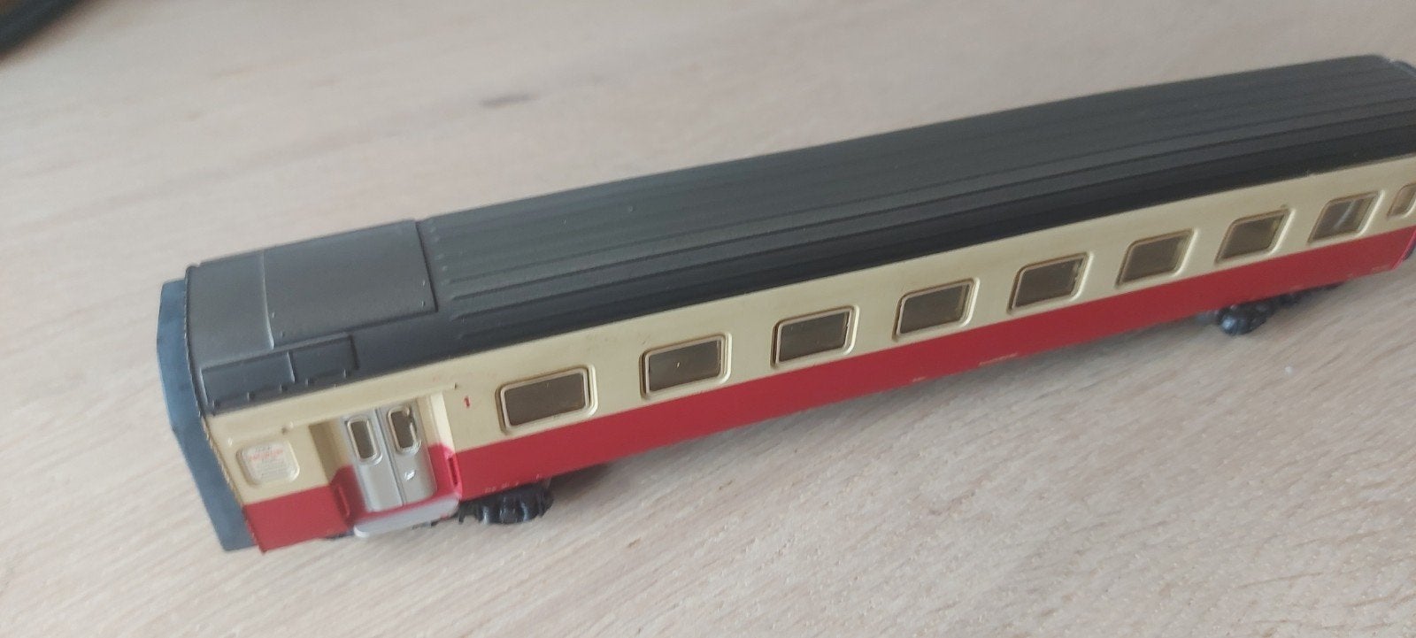 Märklin NS/SBB Trans Europ Expres rijtuig. artnr 4070
dit ri, Wisselstroom, Wagon, Ophalen of Verzenden, Märklin
