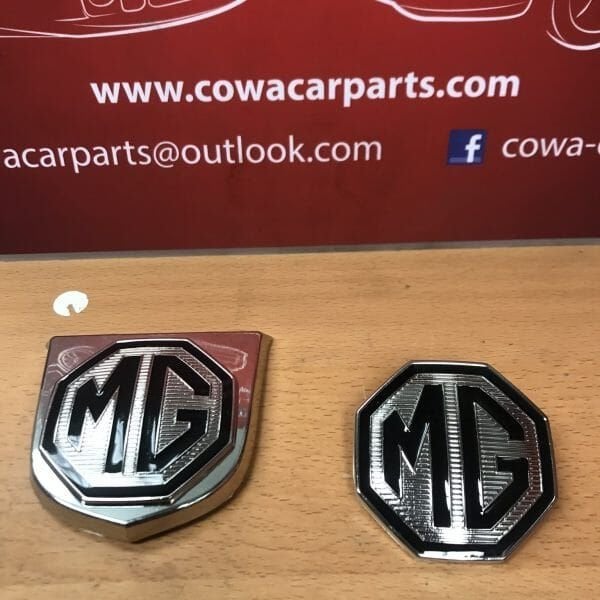 Mg F  mgf mg tf mg tf nieuw voor + achter bumper logo emblem, -, -, Nieuw, Ophalen of Verzenden