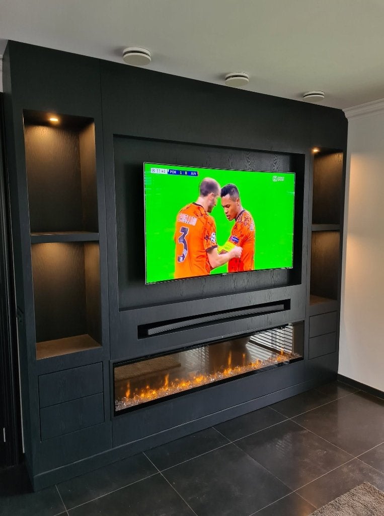 Foto 5 van Cinewall / tv wandmeubel met sfeerhaard op maat