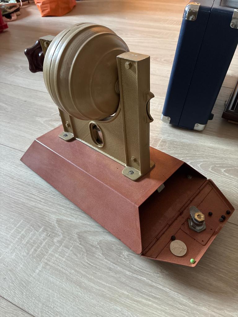 Vintage Snoepautomaat / Trade Simulator Gokkastje, Verzamelen, Automaten | Overige, Ophalen of Verzenden, Gebruikt