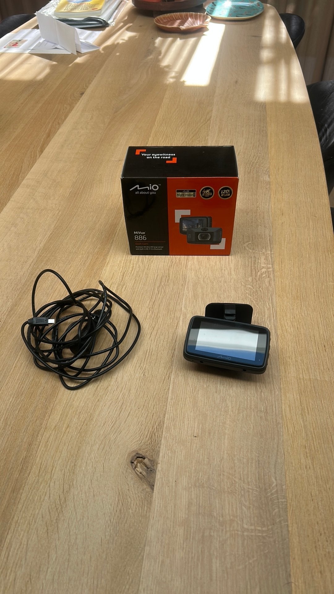 Mio mivue 886 dashcam, Ophalen, Zo goed als nieuw