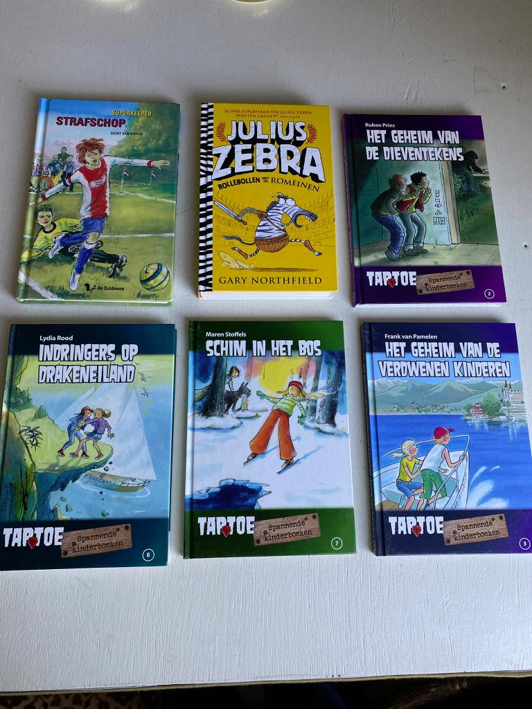 Kinderboeken - 6 stuks waaronder Taptoe, Ophalen of Verzenden, Zo goed als nieuw, Diverse auteurs, Fictie algemeen