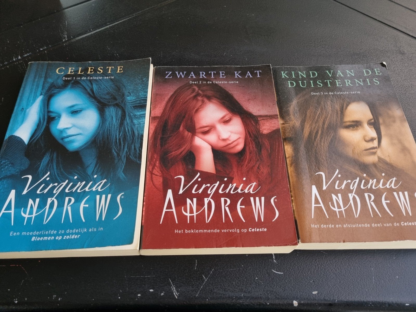 Celeste-serie van Virginia Andrews (3 boeken), Ophalen of Verzenden, Gelezen, Virginia Andrews