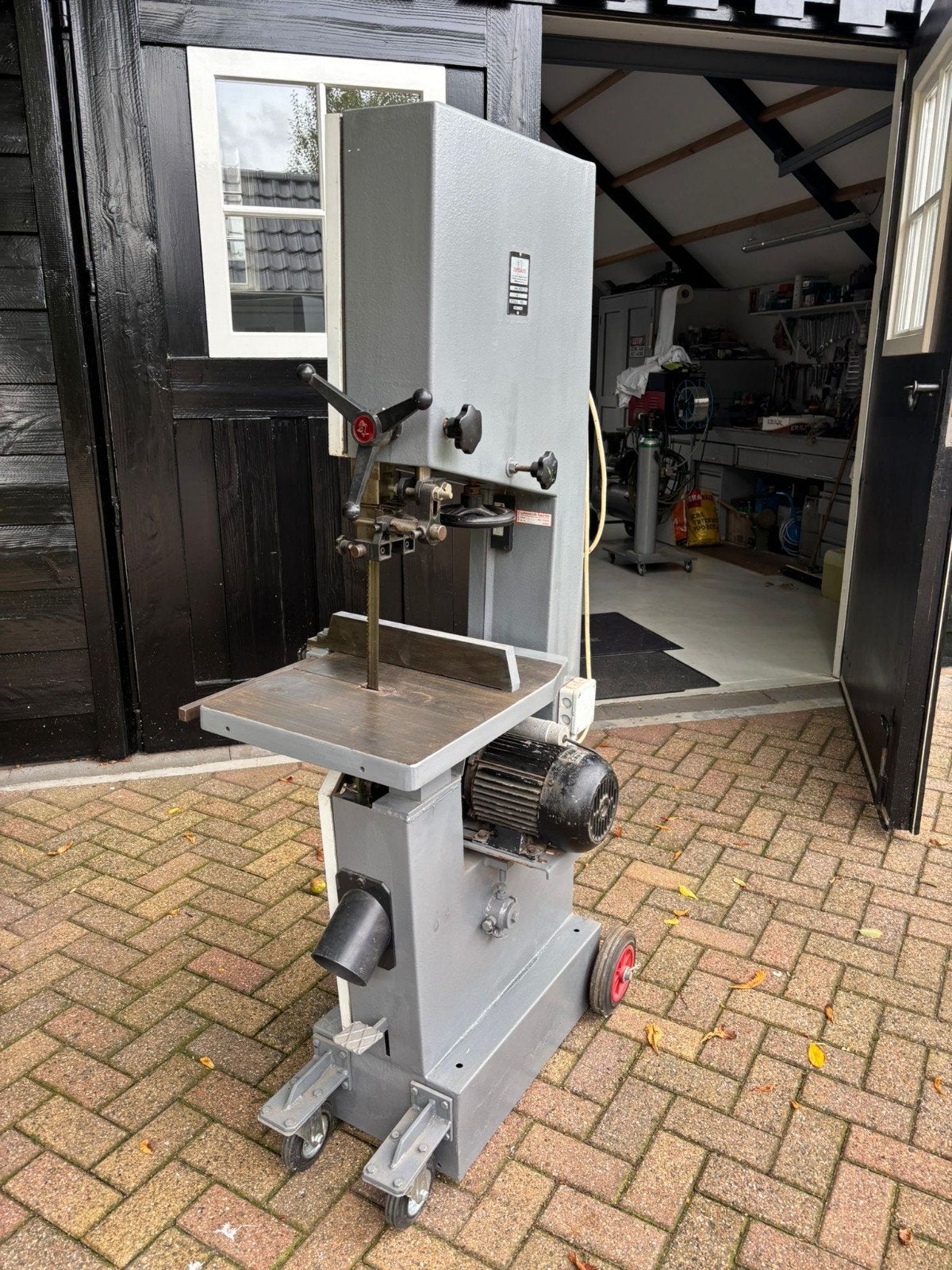 Robuuste lintzaag van Vorboom Holland, Gebruikt, 70 mm of meer, 600 tot 1200 watt, Ophalen of Verzenden