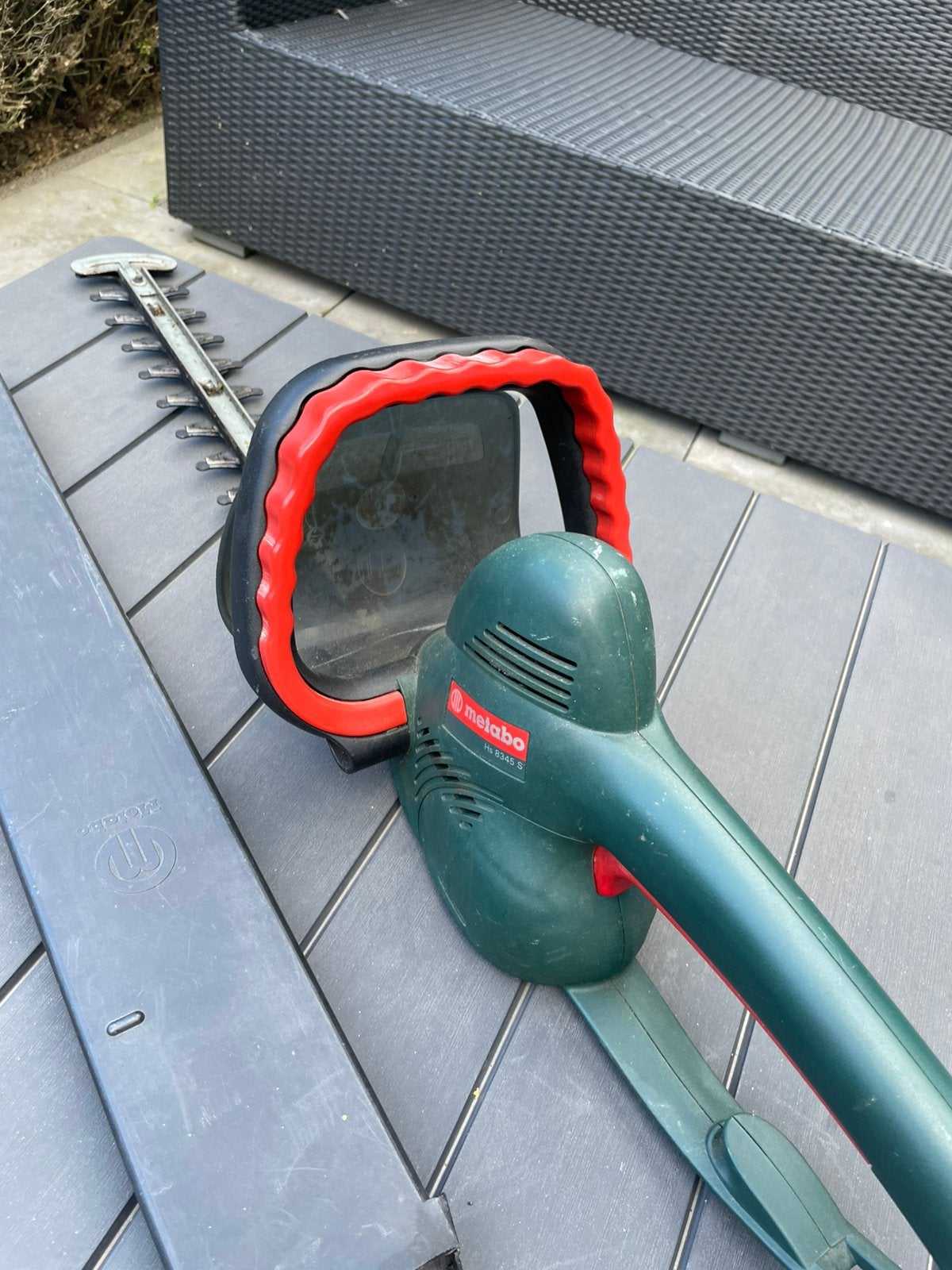Te koop: Metabo electrische heggenschaar, Ophalen, Zo goed als nieuw