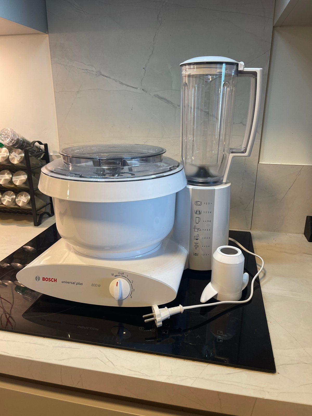 Bosch MUM6N11 keukenmachine – Nieuwstaat, 4 liter of meer, Ophalen, Zo goed als nieuw, 3 snelheden of meer